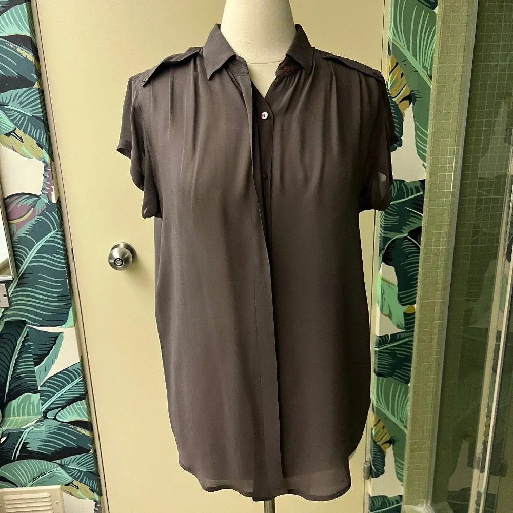 Surface to Air Silk Blouse - Picture 1 of 1